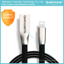 Zinc Alloy USB Data Cable Fast Charging Cable for iPhone